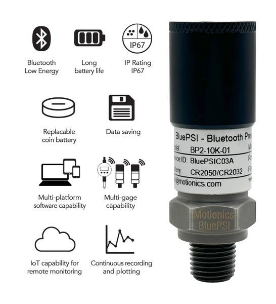 BluePSI: Bluetooth Pressure Sensor