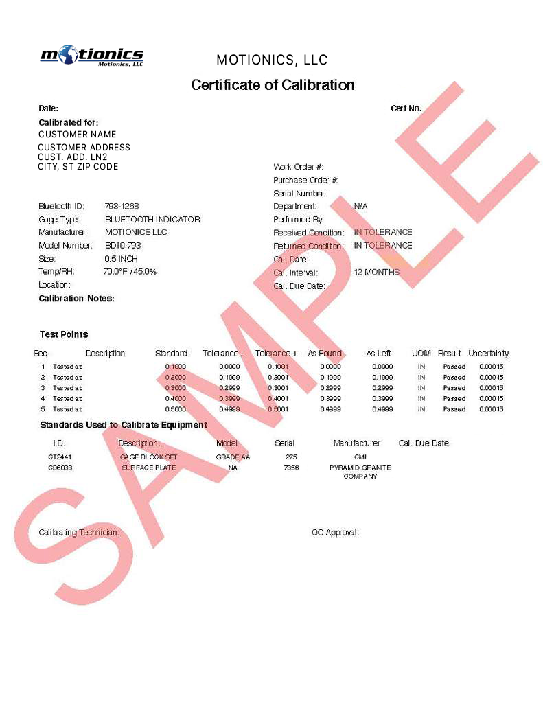 Calibration Certificate (10846608596)