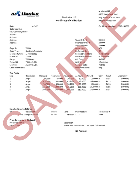Calibration Certificate (10846608596)