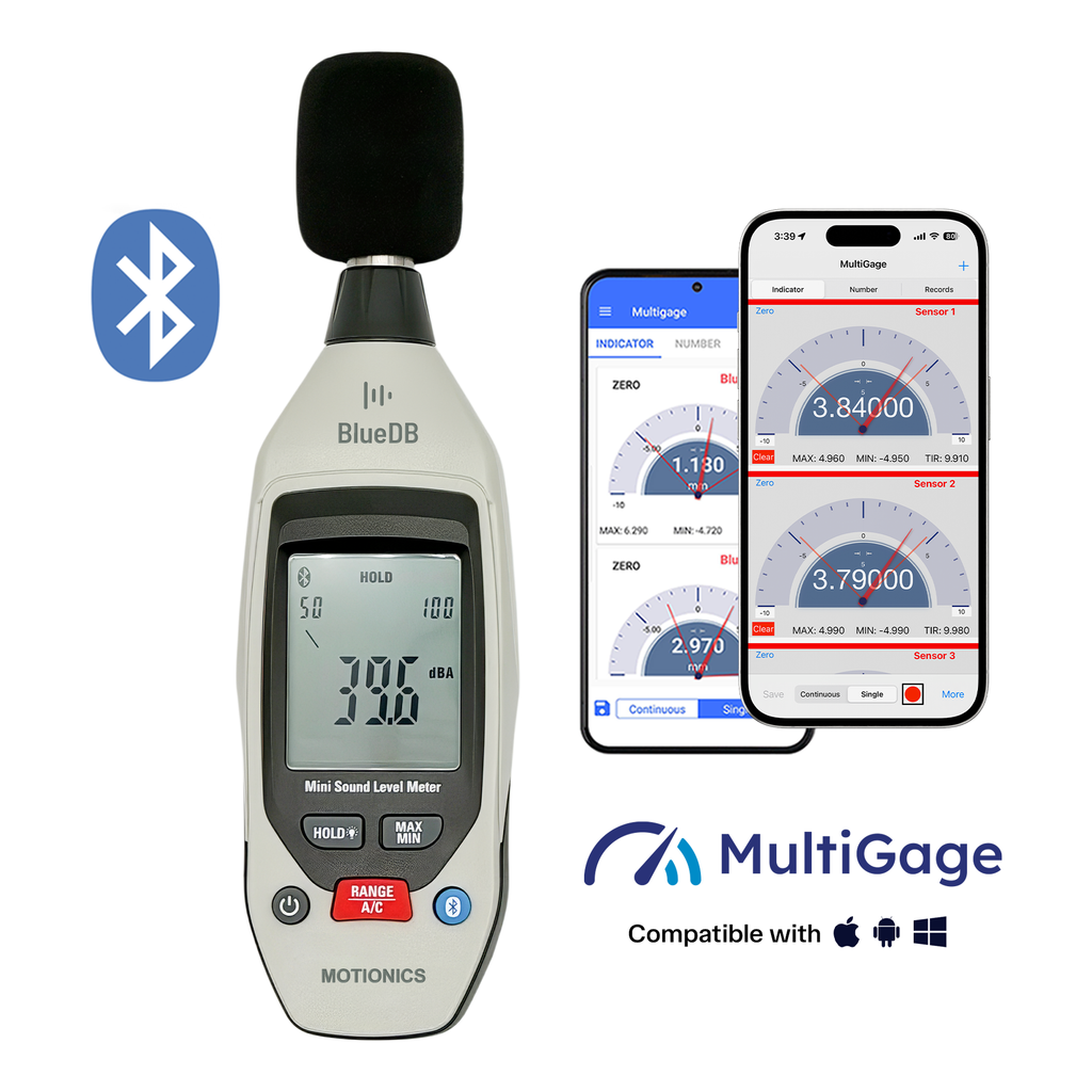 BlueDB: Bluetooth Sound Meter
