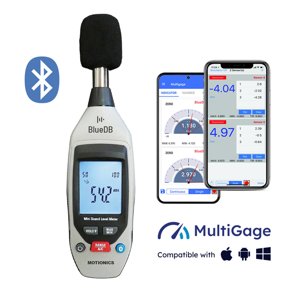 BlueDB: Bluetooth Sound Meter