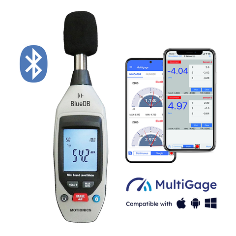 BlueDB: Bluetooth Sound Meter