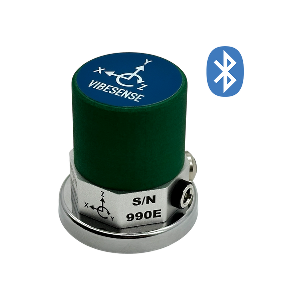 VibeSense Tri-Axial Wireless Vibration Accelerometer