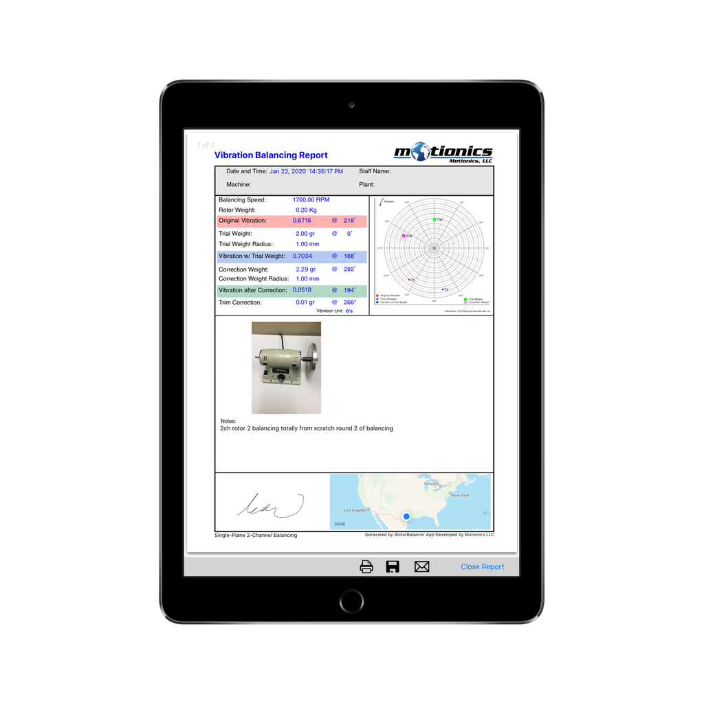 iPad Vibration Analysis Kit iPad Vibration Analysis Kit