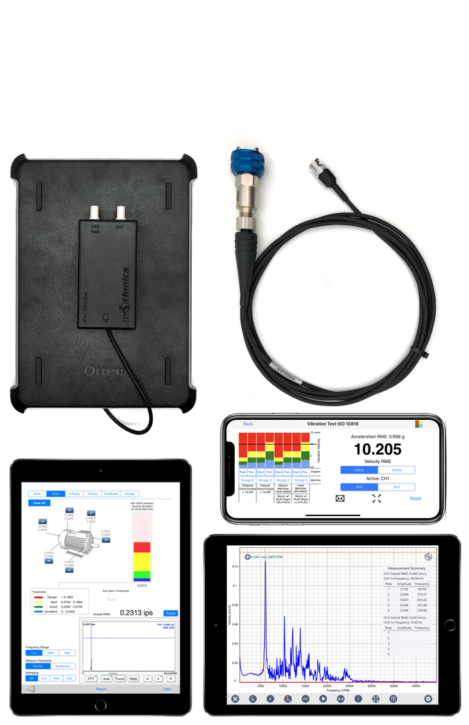 Motionics iPad Vibration Analyzer Motionics iPad Vibration Analyzer