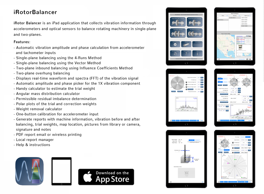 Motionics iPad Rotor Balancing Kit