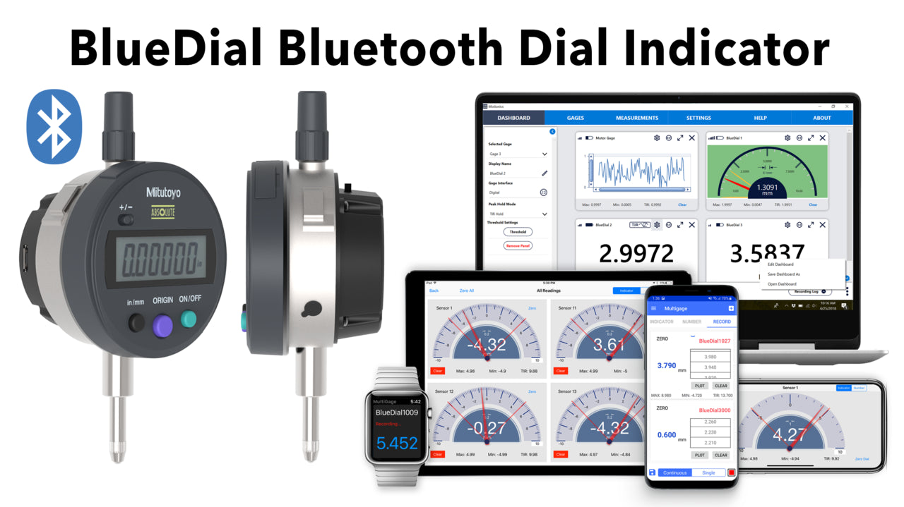 BlueDial Bluetooth Dial Indicator