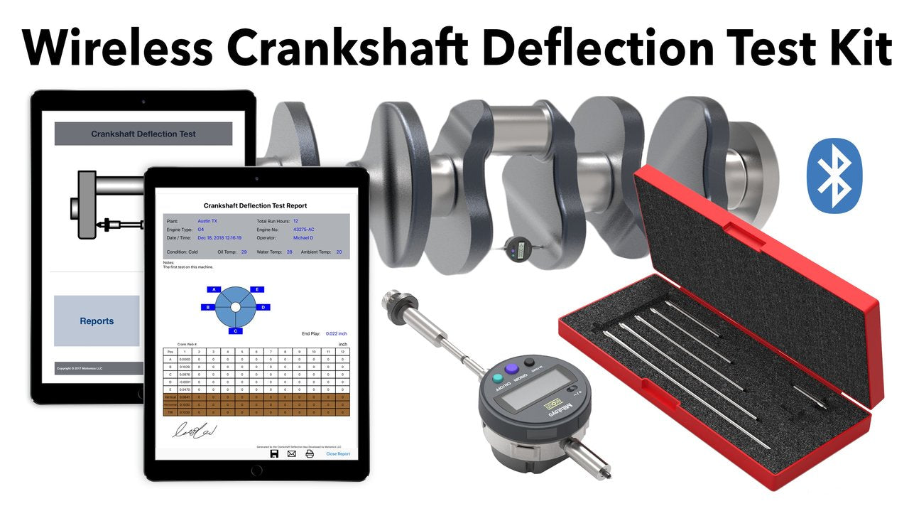 Motionics Wireless Crankshaft Deflection Test Kit